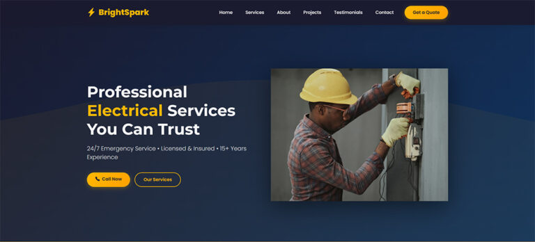 Web Design for Tradesmen in Ireland