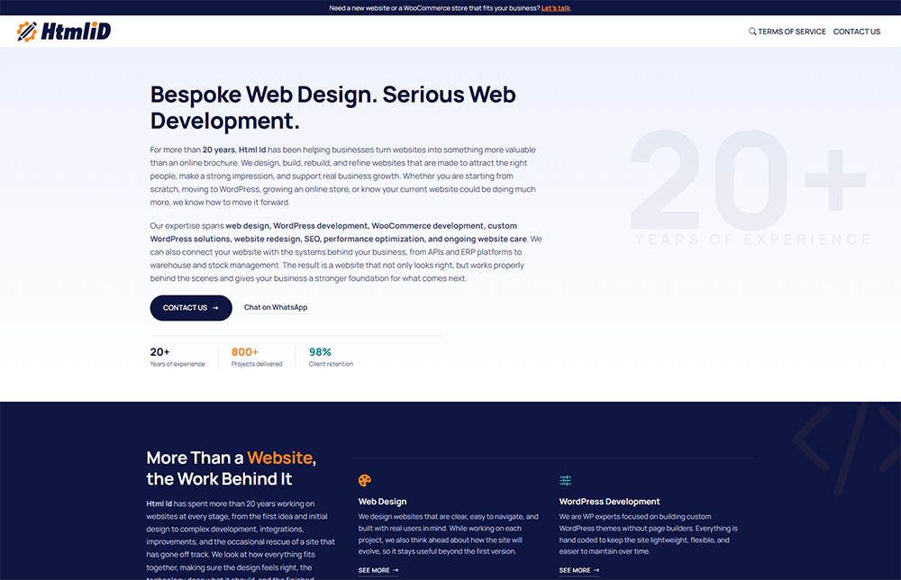 Html Id - Website design, Content Writting, SEO optimization WooCommerce Development