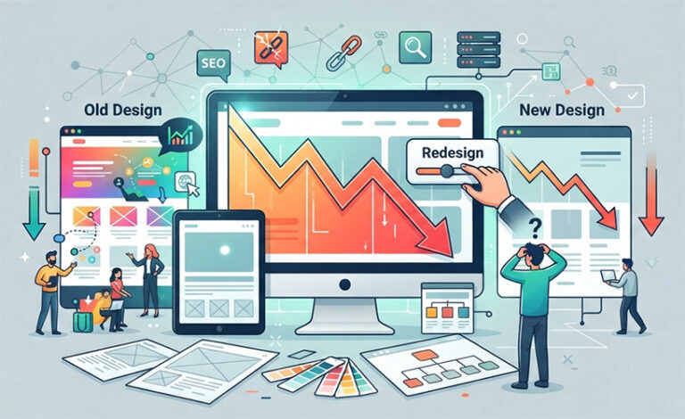 Why Website Traffic Drops After a Redesign